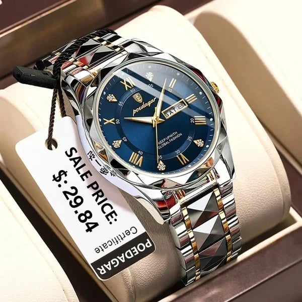Premium Men's Waterproof Luminous Wrist Watch