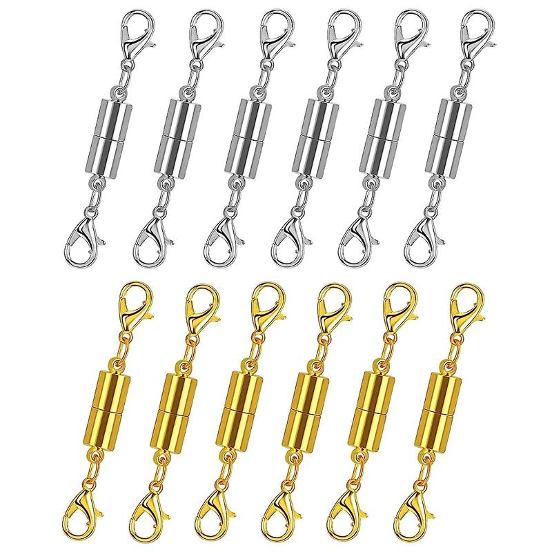 Adjustable Magnetic Jewelry Extender Clasps