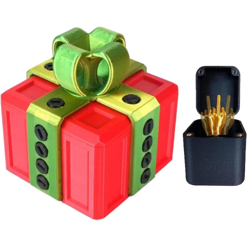 Funny Gag Gift Box Prank Toy Middle Finger Joke