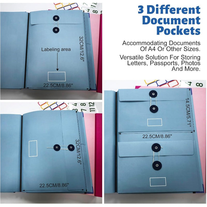 Compact Folding File Organizer Folder