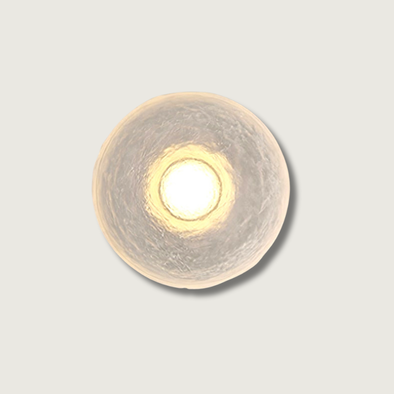 Classic White Resin Wall Lamp - Fesara