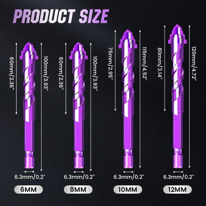 Premium 4-Piece Drill Bit Set