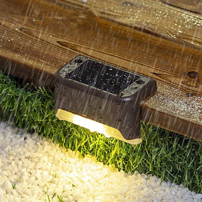 Eco Friendly Solar Powered Garden Step Lights