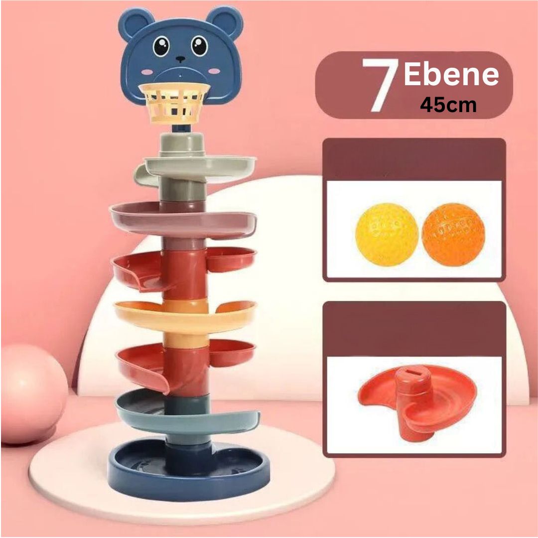 Colorful Kids Wooden Ball Stack Toy