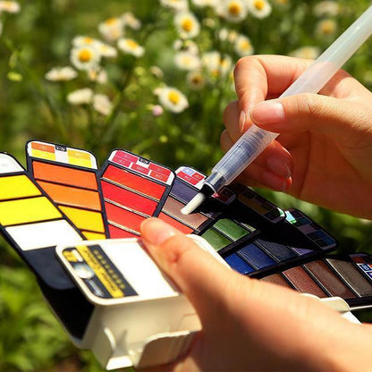 Compact Travel Watercolor Painting Sets