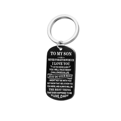 Personalized Kids Name Necklace Keychain
