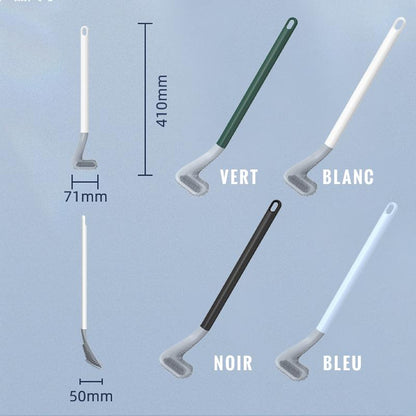 Easy Clean Toilet Brush with Long Handle