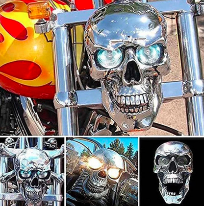 Bold LED Bike Skull Lamp - Fesara