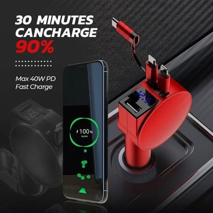 Quick 3 Port USB Car Charger