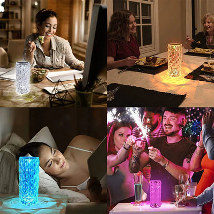 Luxury Glass LED Table Lamp