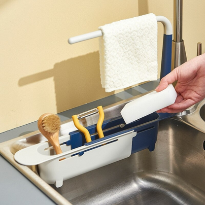 Space Saving Kitchen Sink Caddy with Quick Drain Tray