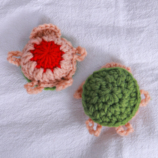 Colorful Crocheted Turtle Toy - Fesara