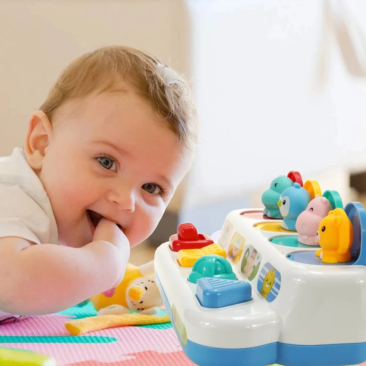 Colorful Baby Play Button Toy