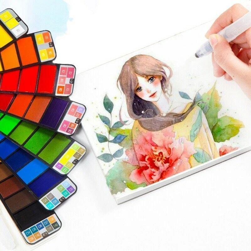 Vibrant Artists Gouache Paint Palette