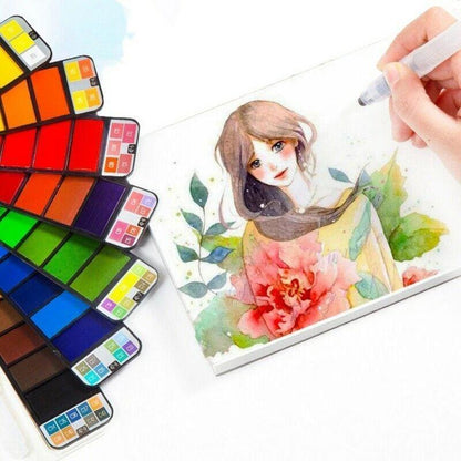 Vibrant Artists Gouache Paint Palette