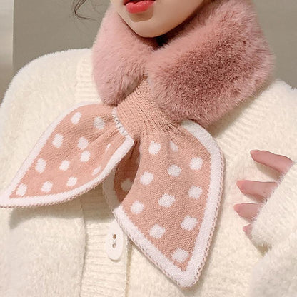 Soft Thick Faux Fur Winter Scarf