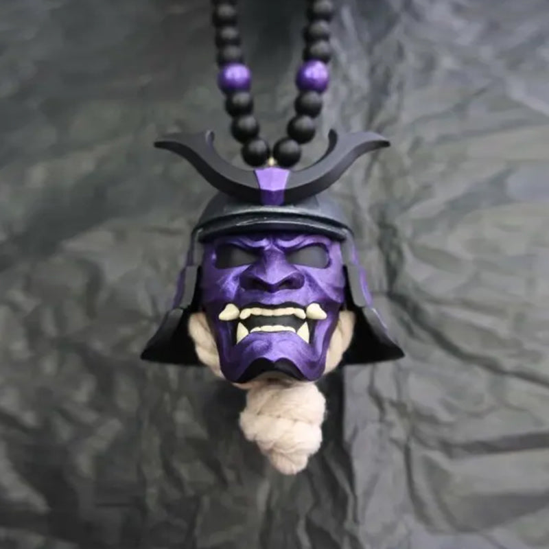 Japanese Warrior Car Charm Pendant