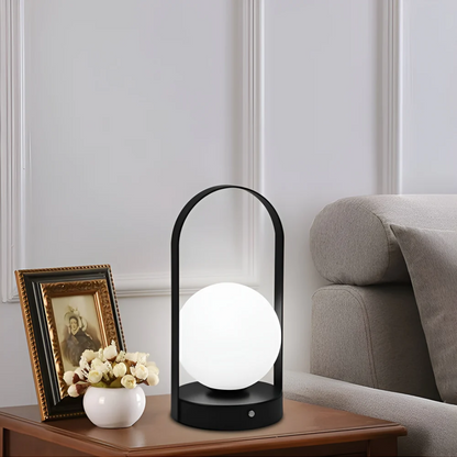 Sleek Contemporary Glass LED Desk Lamp