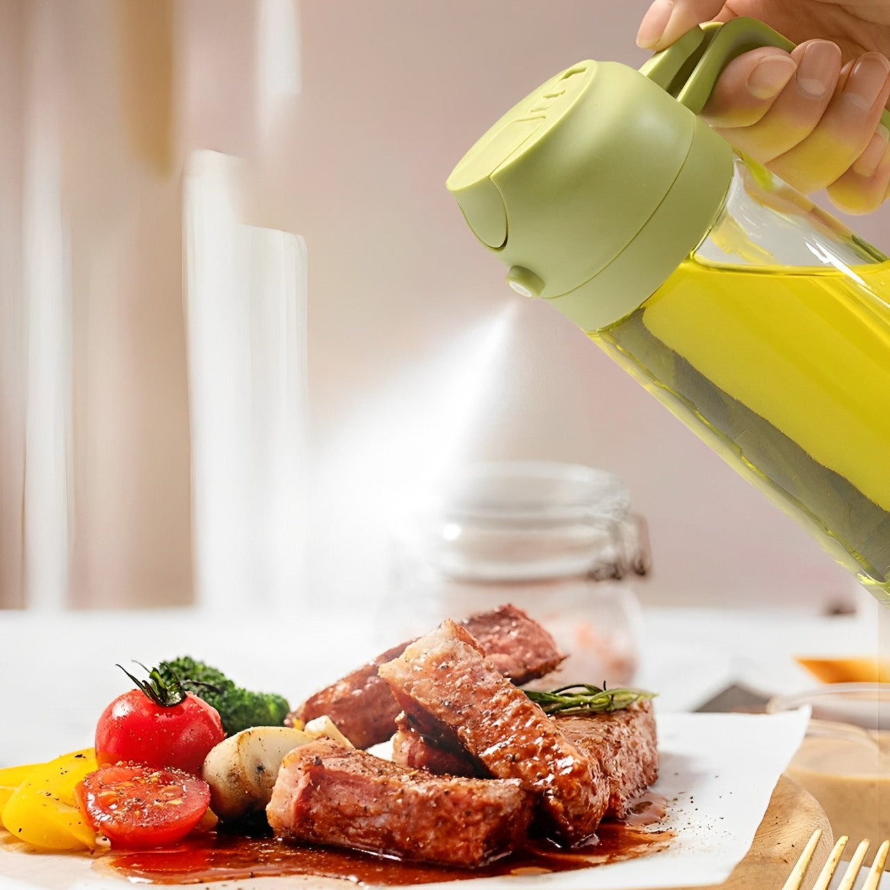 Easy Oil Spritzer for Kitchen and Grill - Fesara