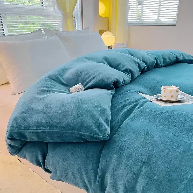 Soft Plush Winter Duvet Cover Set