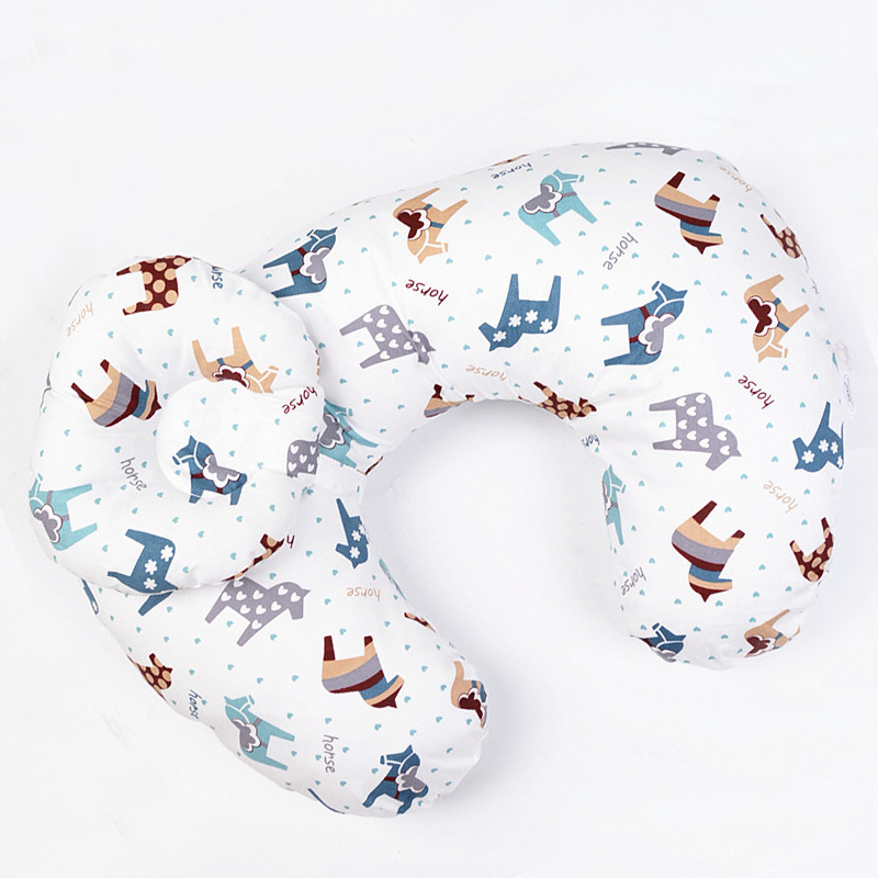 Comfortable Nursing Pillow with Baby Head Rest