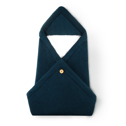 Cozy Baby Hooded Blanket - Soft Newborn Swaddle Wrap