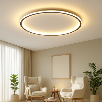 Sleek Ceiling Light Fixture for Living Areas - Fesara
