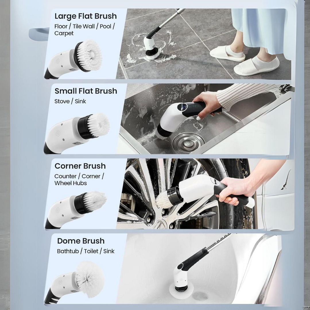 Quick Electric Spin Cleaning Brush
