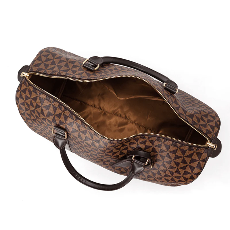 Luxury Leather Unisex Duffle Travel Bag