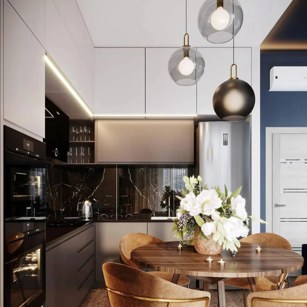 Stylish Glass Pendant Light for Dining Kitchen