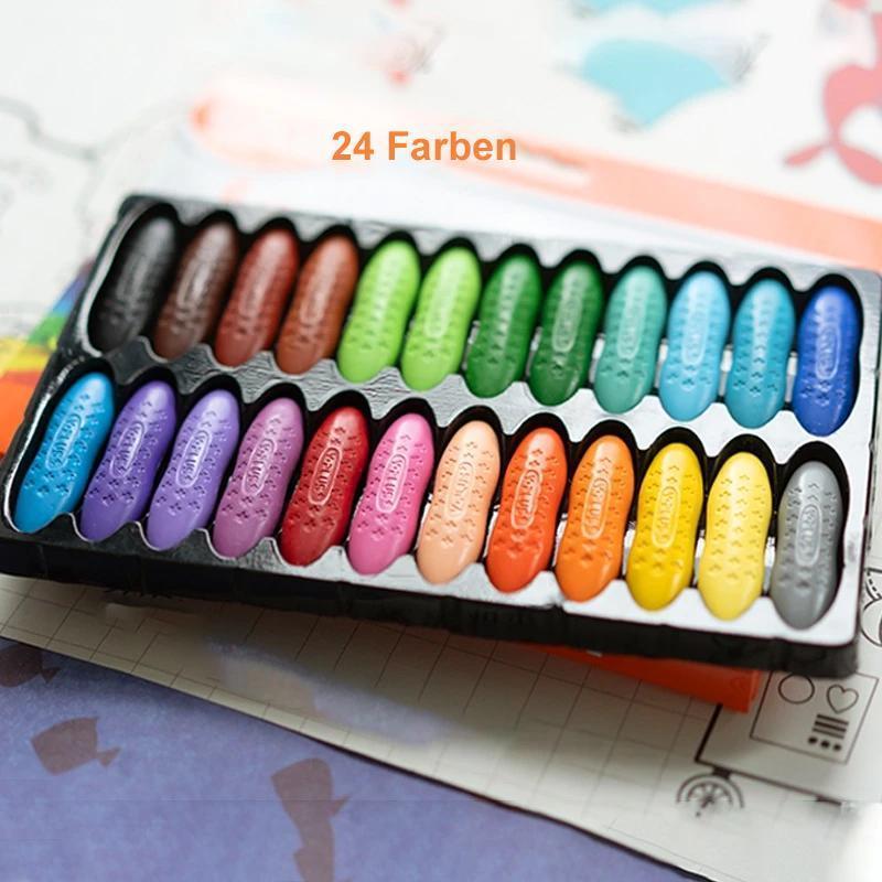 Kids Friendly Washable Crayons Set - Fesara