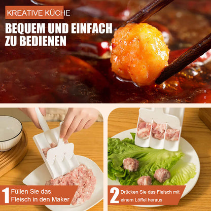 Easy Use 3 Meatball Kitchen Press Maker