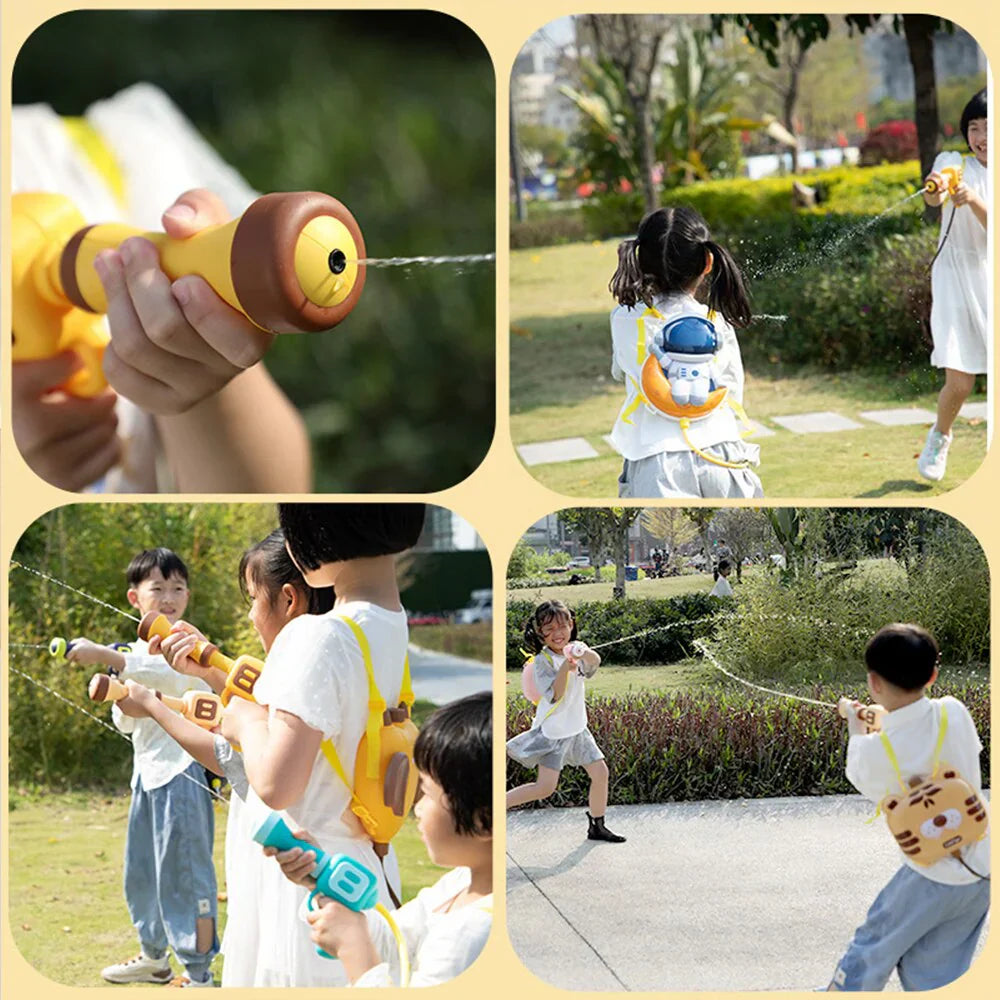 Water Gun Backpack for Kids Water Battles - Fesara