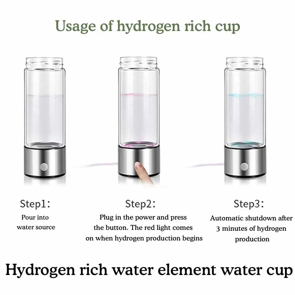 Pure Hydrating Hydrogen Infused Water Bottle