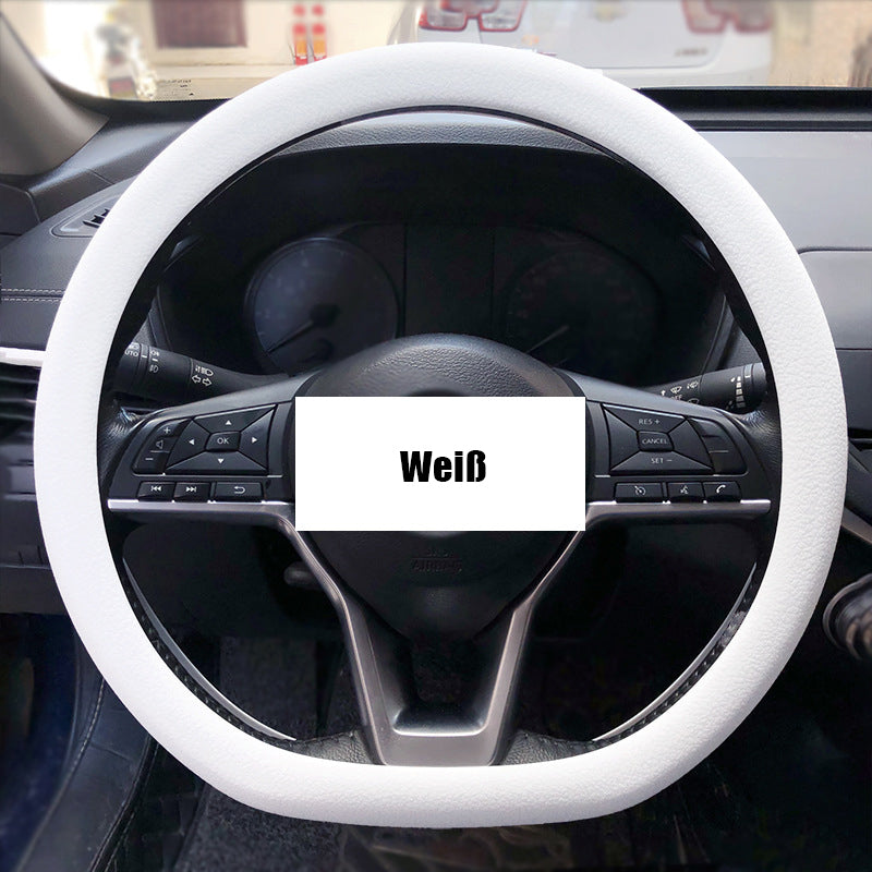 Premium Leather Car Steering Wheel Cover