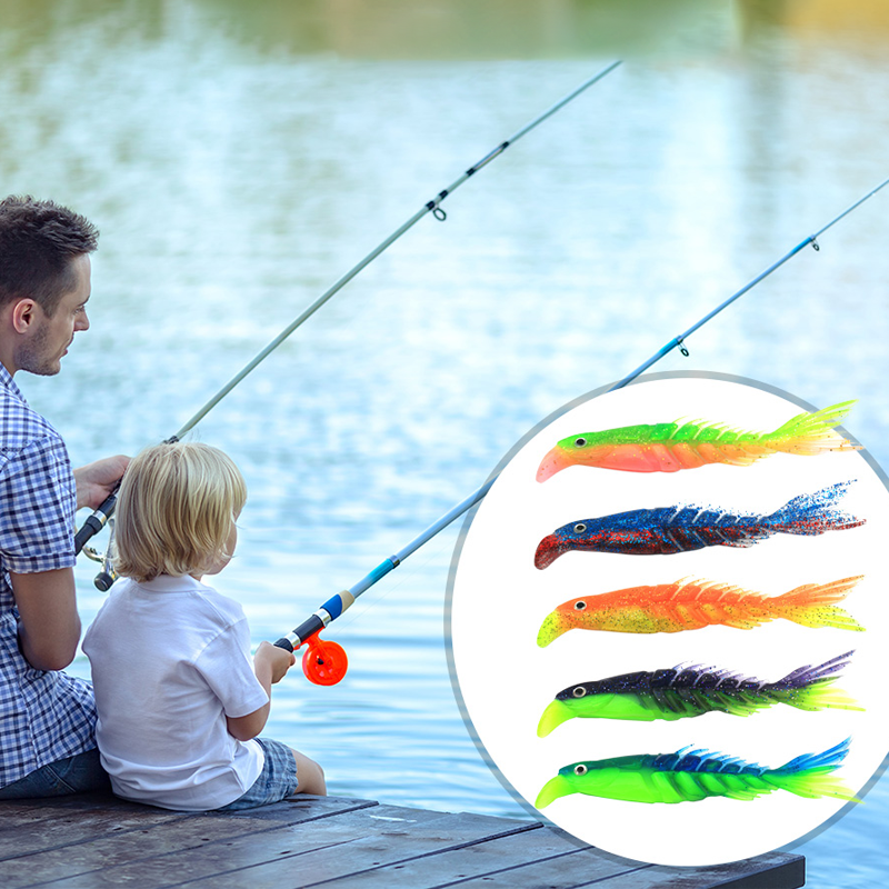 Flexible Segmented Rubber Fishing Lure