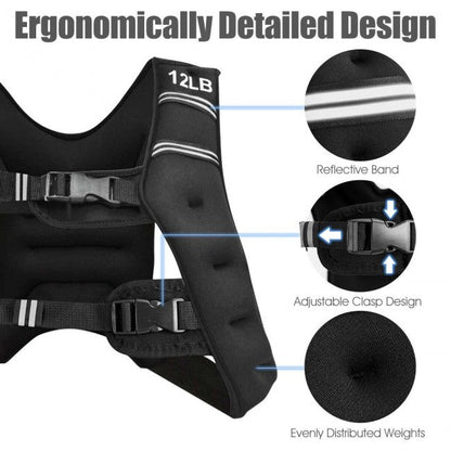 Flexible Weighted Fitness Vest