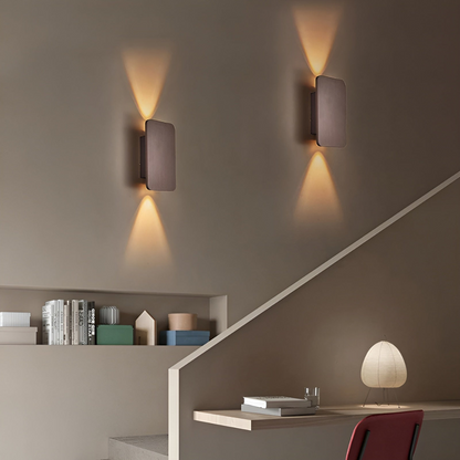 Simple Glass LED Wall Light 2 Pack