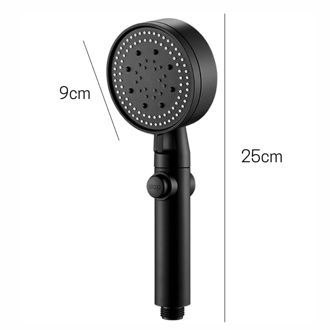 Low Flow Spa Shower Head with Adjustable Settings