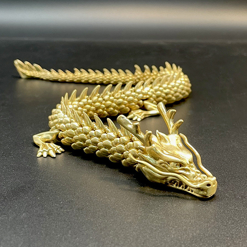 Collectible Gold Dragon Figurine