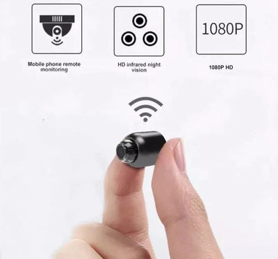 Compact WiFi Home Security Camera Night Vision UK