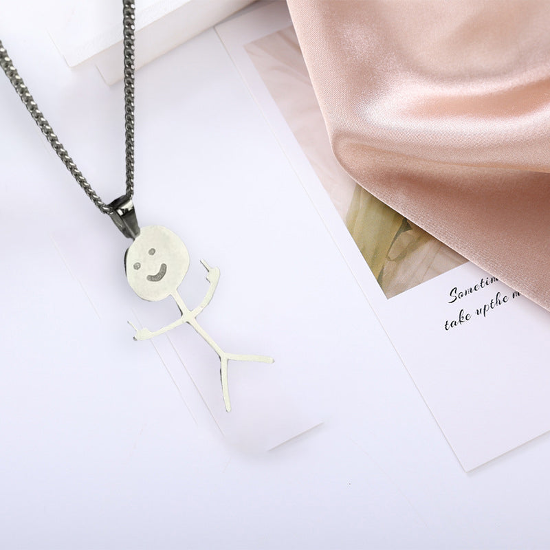 Trendy Funny Pendant Necklace