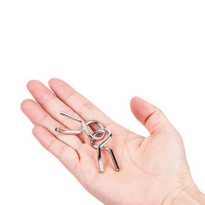 Silver Brain Teaser Ring