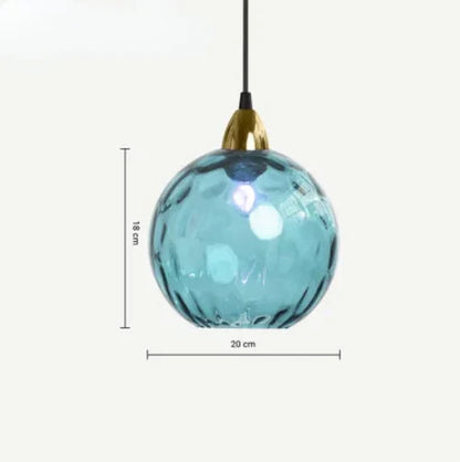 Clear Glass Globe Pendant Light