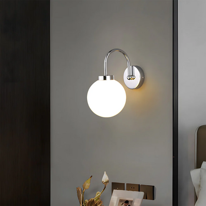 Elegant Glass Sphere Wall Light