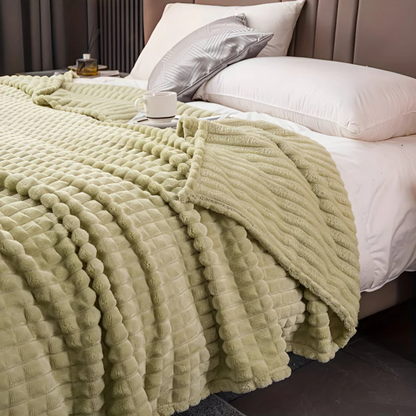 Plush Cozy Fleece Throw Blanket