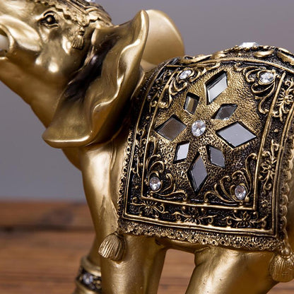 Luxury Gold Elephant Figurine