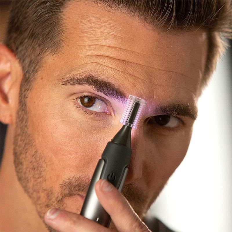 Compact Grooming Trimmer for Beard, Nose and Eyebrows
