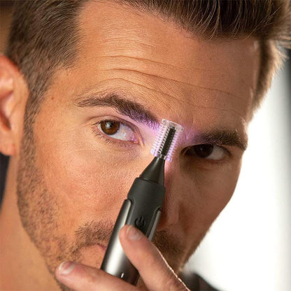 Compact Grooming Trimmer for Beard, Nose and Eyebrows