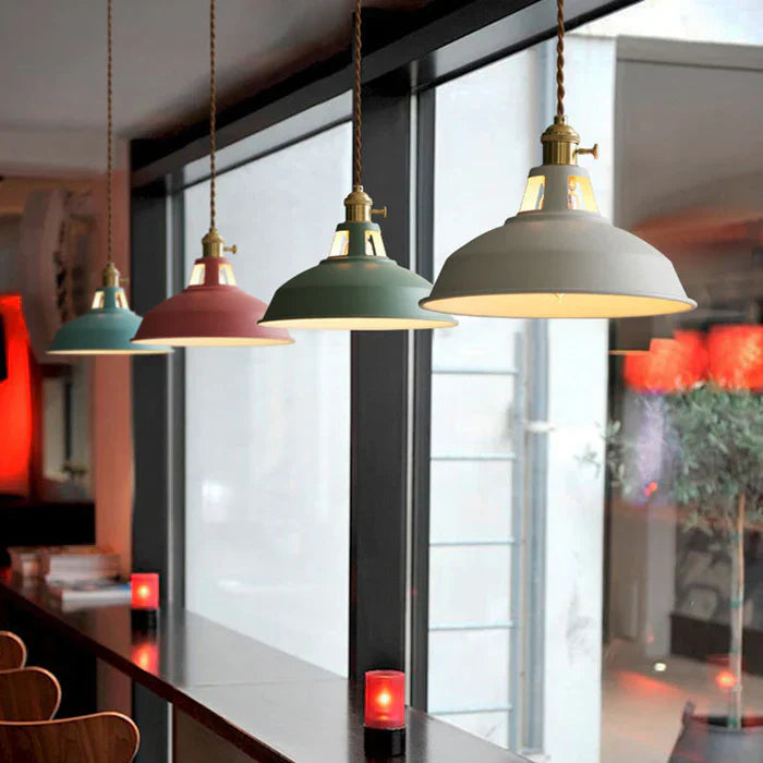 Vintage Metal Pendant Light